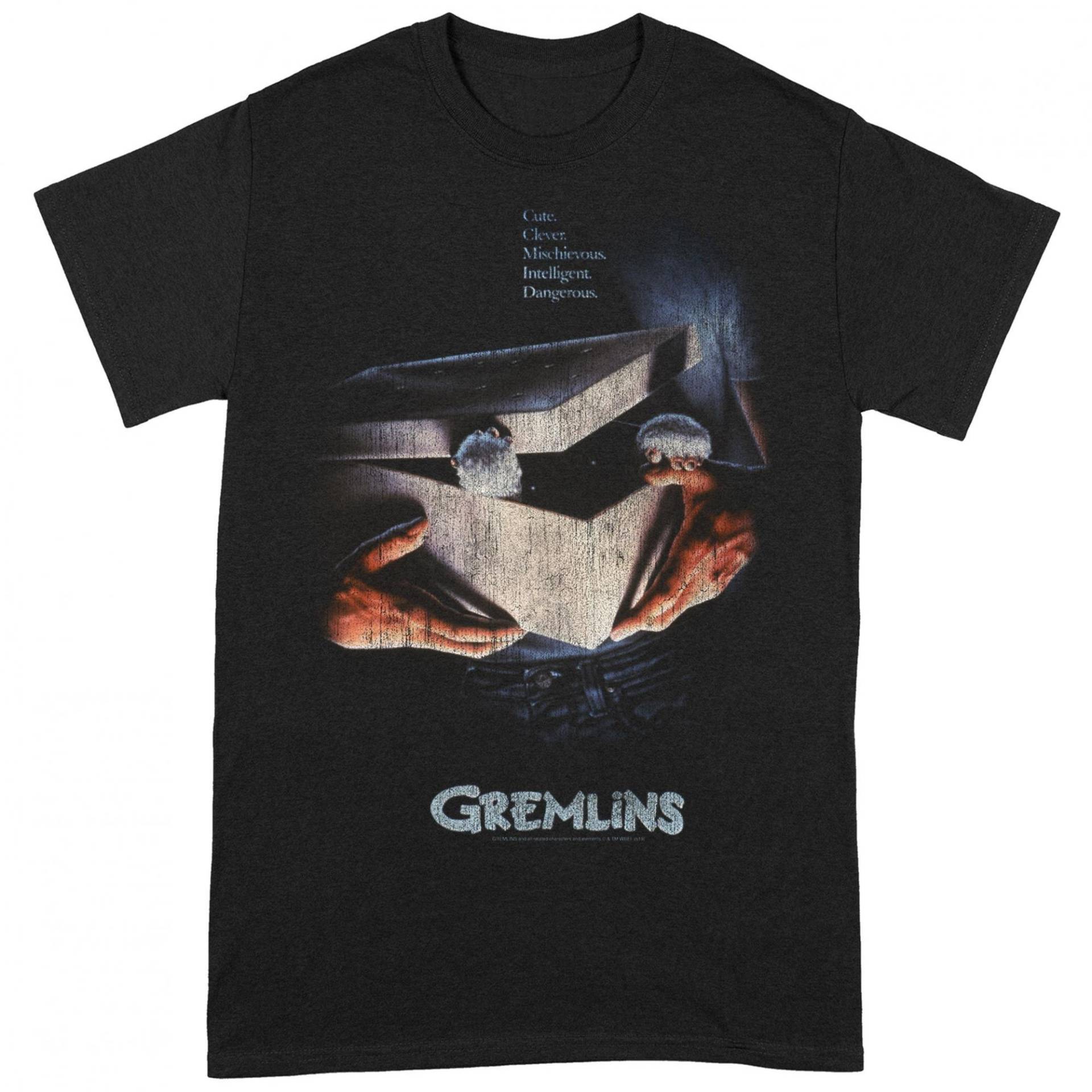 T-shirt Damen Schwarz XXL von Gremlins