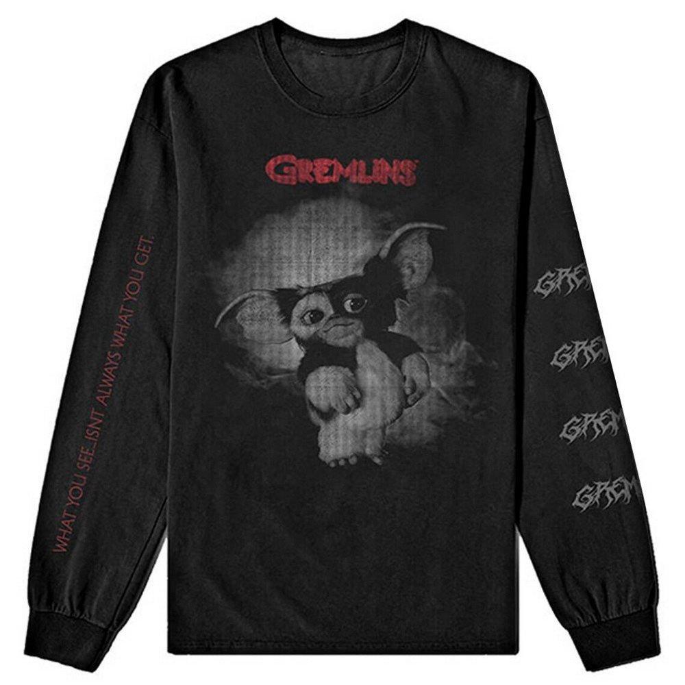 Tshirt Langärmlig Damen Schwarz S von Gremlins