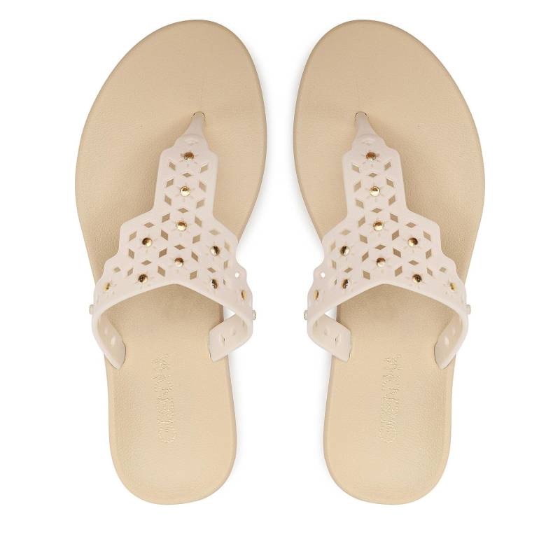 Zehentrenner Grendha Cacau Damas Rast 18598 Beige von Grendha
