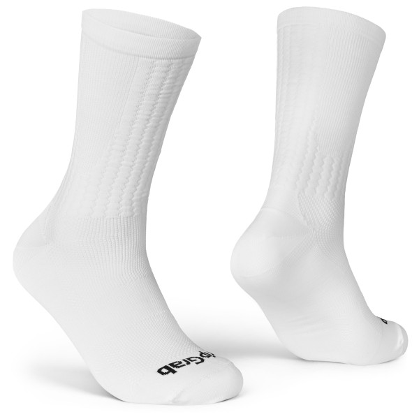 GripGrab - FastStream Aero Cycling Socks - Velosocken Gr 44-47 - L weiß von GripGrab