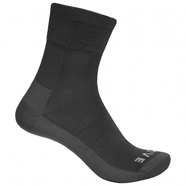 GripGrab - Merino Lightweight SL Sock - Velosocken Gr M schwarz/grau von GripGrab