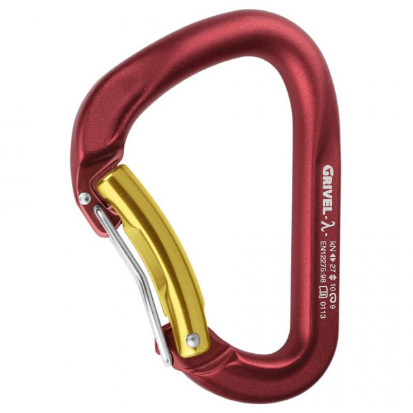 Grivel - Lambda Twin Gate - HMS-Karabiner rot Grivel - Lambda Twin Gate - HMS-Karabiner rot von Grivel