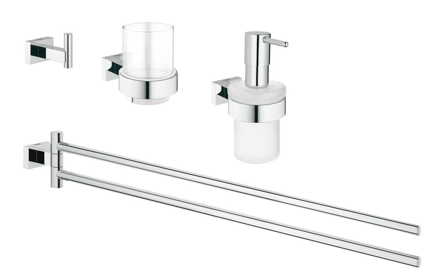 Grohe Badaccessoire-Set »Essentials Cube Bad set 4 in 1« Grohe Badaccessoire-Set »Essentials Cube Bad set 4 in 1« von Grohe