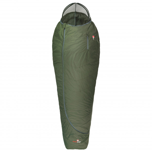 Grüezi Bag - Biopod Wolle Survival - Kunstfaserschlafsack Gr 185 cm grün von Grüezi Bag