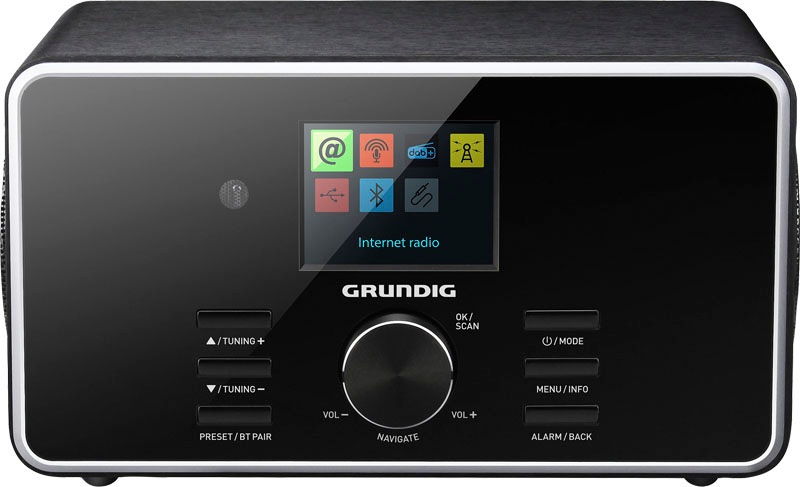 Grundig Internet-Radio »DTR 5000 X«, (Bluetooth-WLAN Digitalradio (DAB+)-FM-Tuner-Internetradio-FM-Tuner mit RDS 14 W) von Grundig