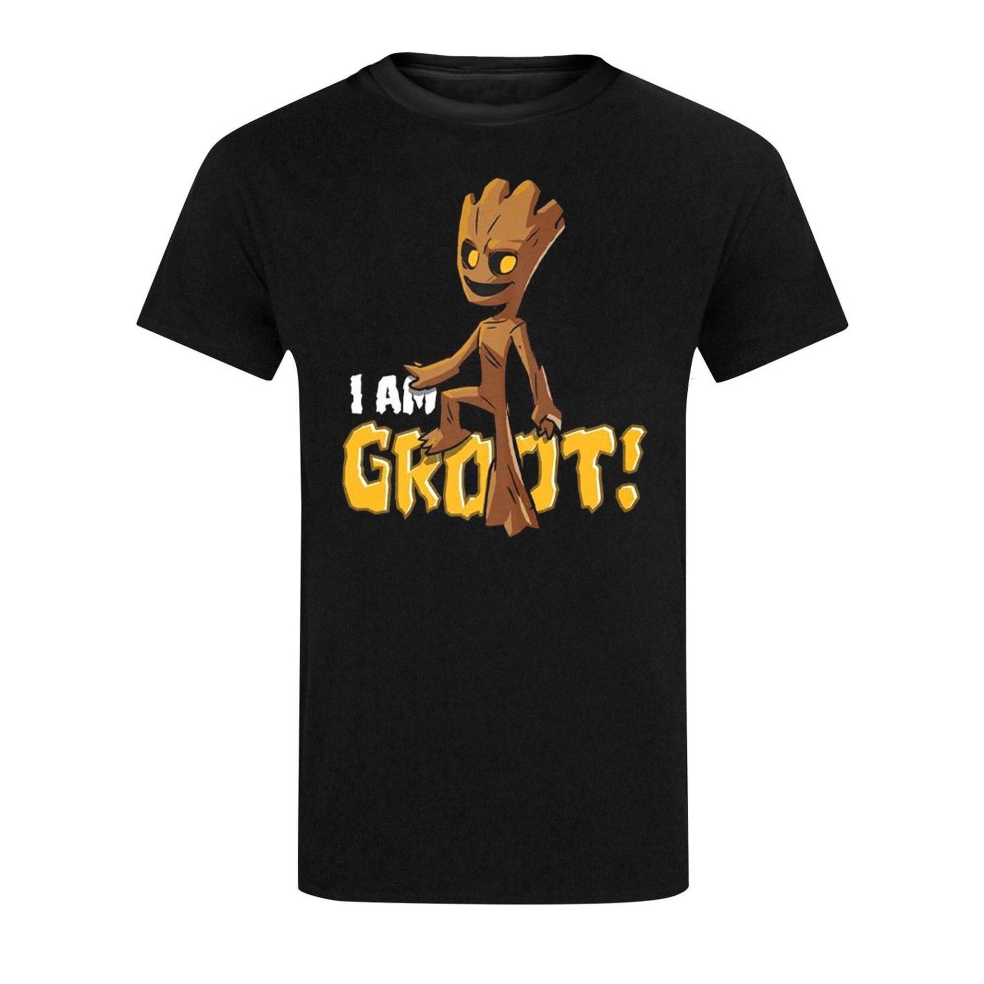 I Am Groot Tshirt Damen Schwarz XL von Guardians Of The Galaxy