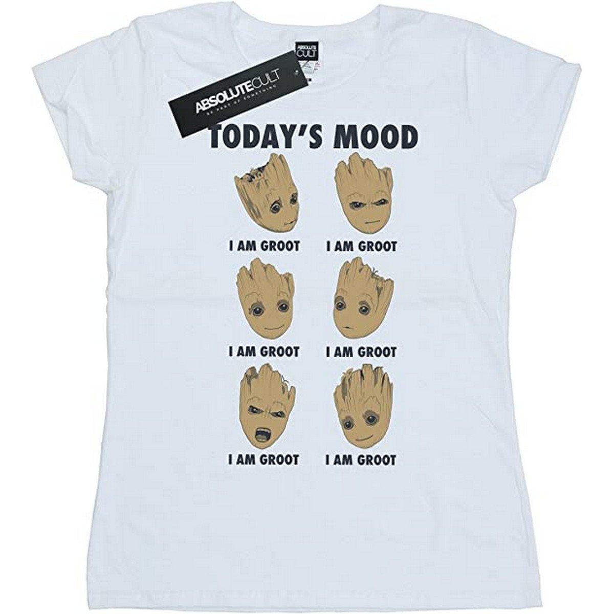 Today's Mood Tshirt Damen Weiss M von Guardians Of The Galaxy