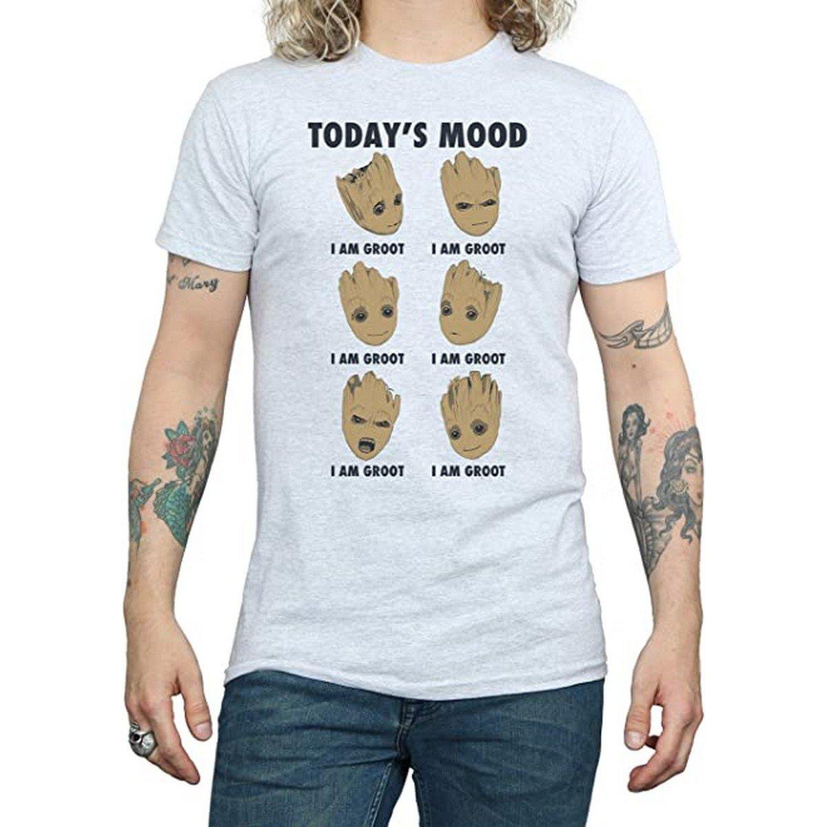 Today's Mood Tshirt Herren Grau L von Guardians Of The Galaxy