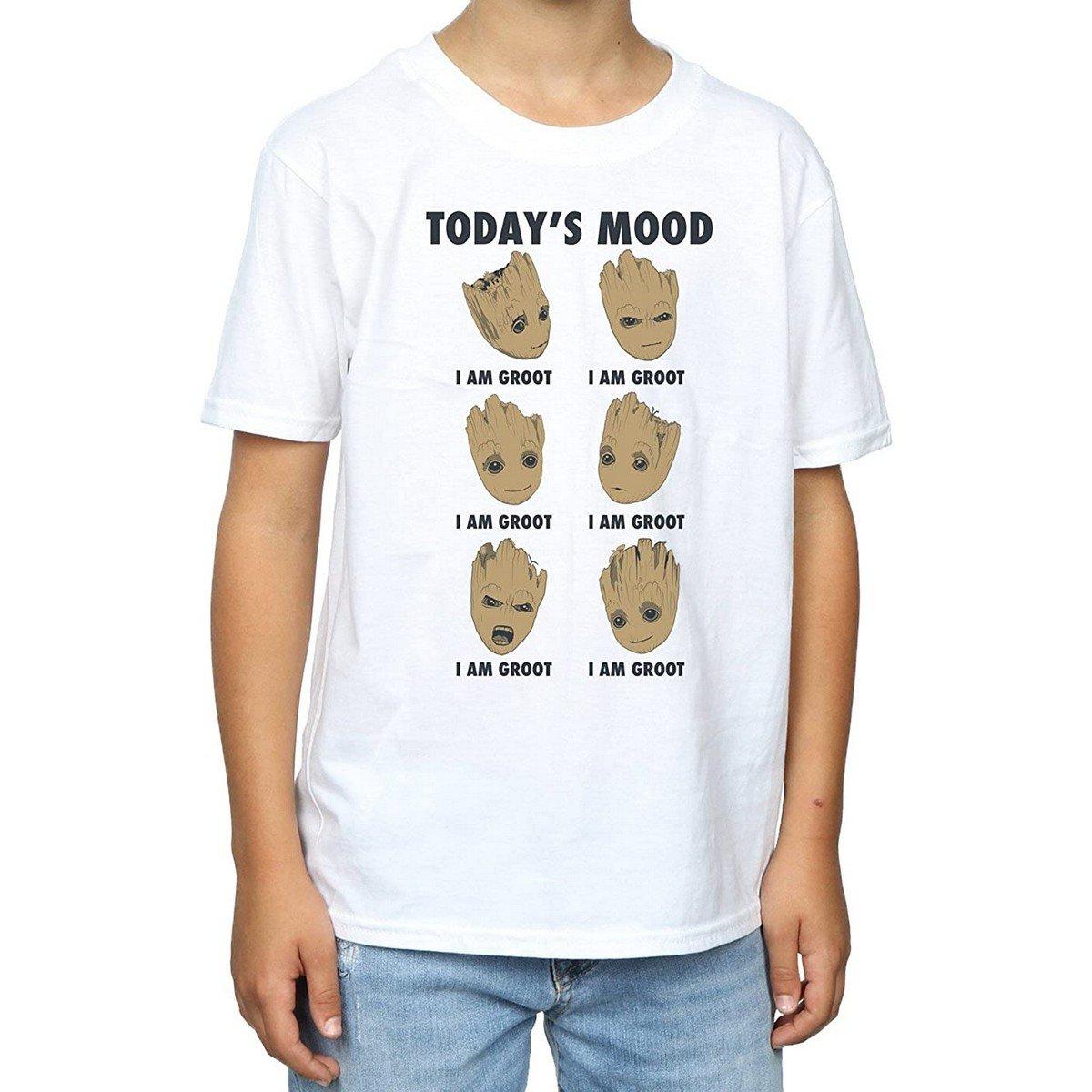 Today's Mood Tshirt Jungen Weiss 128 von Guardians Of The Galaxy