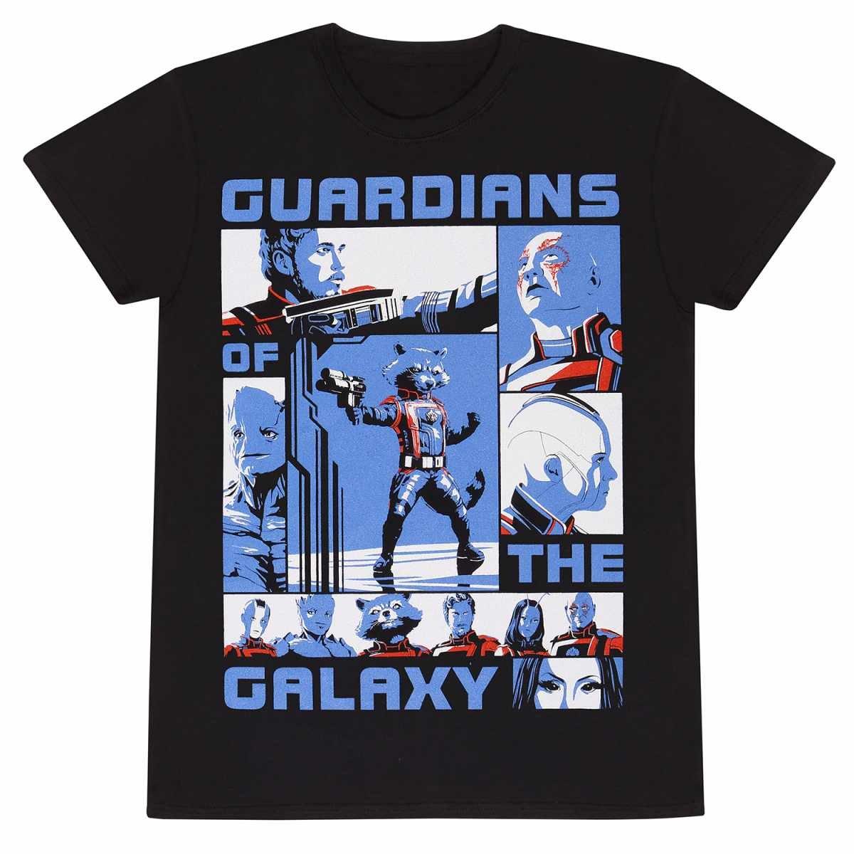 Tshirt Herren Schwarz L von Guardians Of The Galaxy