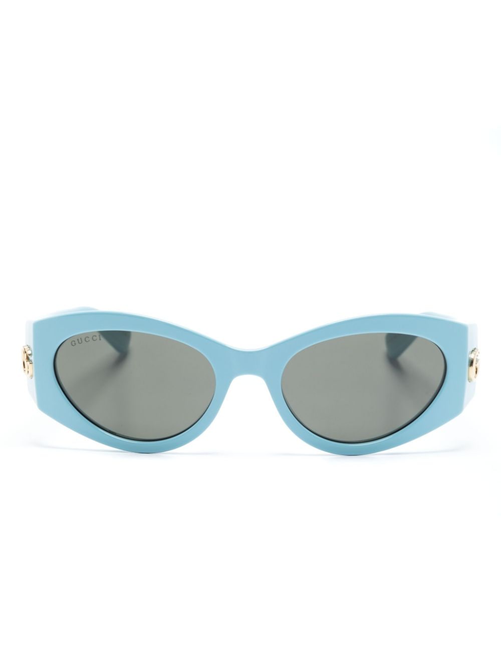 Gucci Eyewear Double G cat-eye sunglasses - Blue von Gucci Eyewear