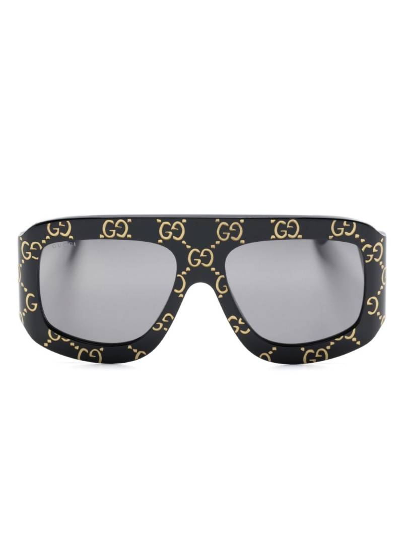 Gucci Eyewear GG Street pilot-frame sunglasses - Black von Gucci Eyewear