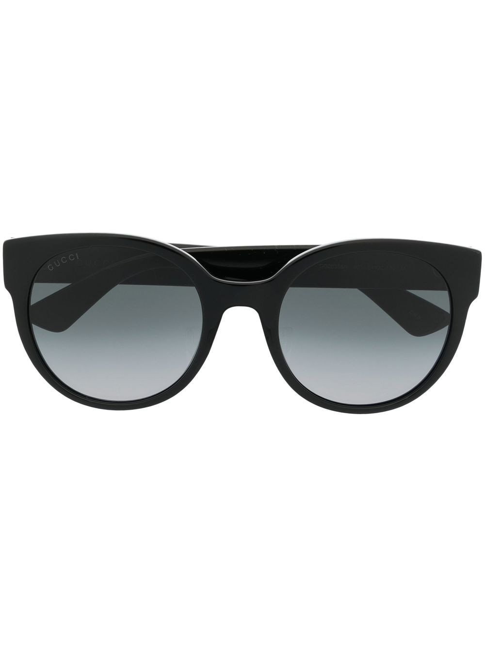 Gucci Eyewear GG-logo round-frame sunglasses - Black von Gucci Eyewear