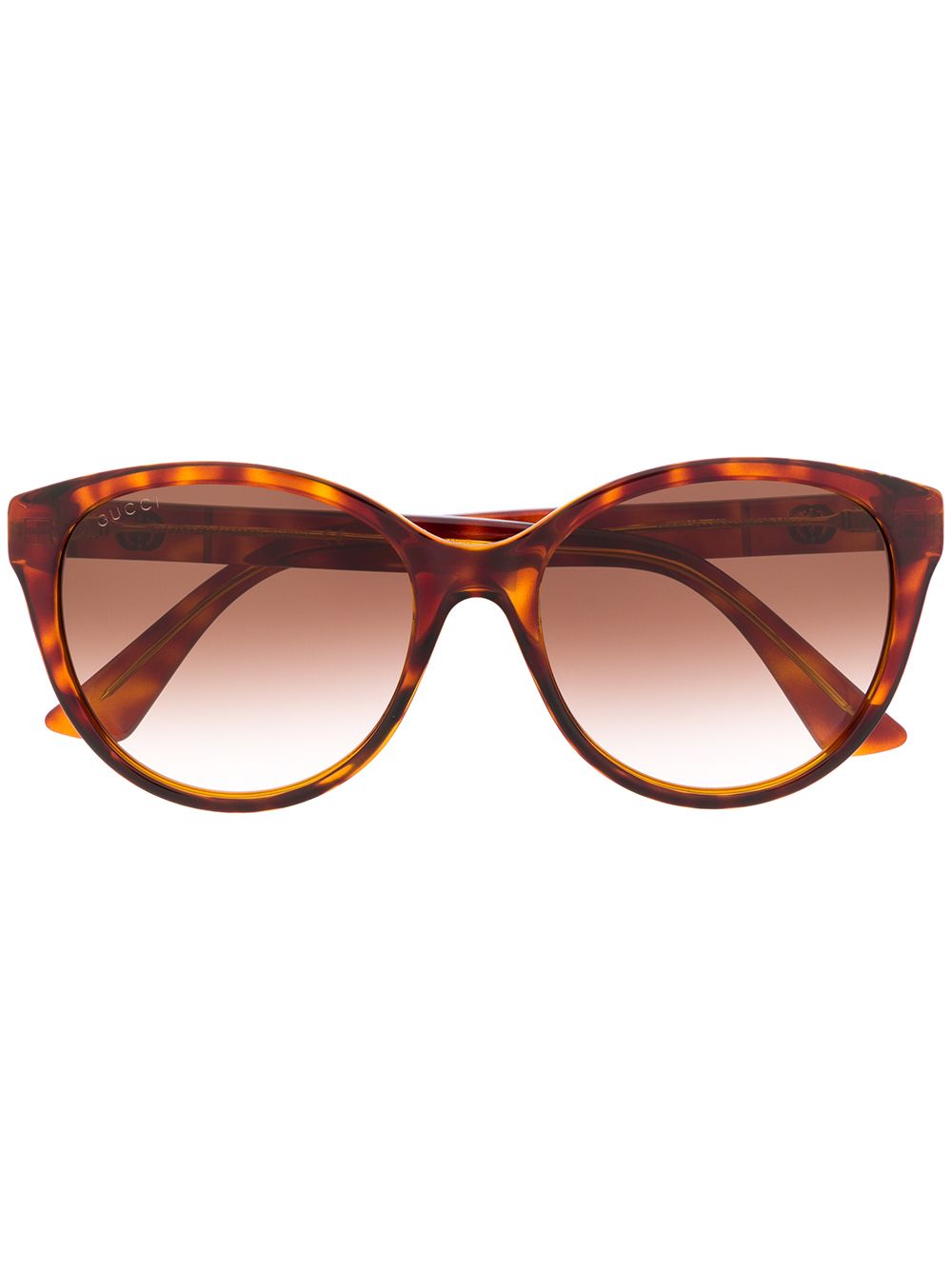 Gucci Eyewear GG0631S soft-round sunglasses - Brown von Gucci Eyewear