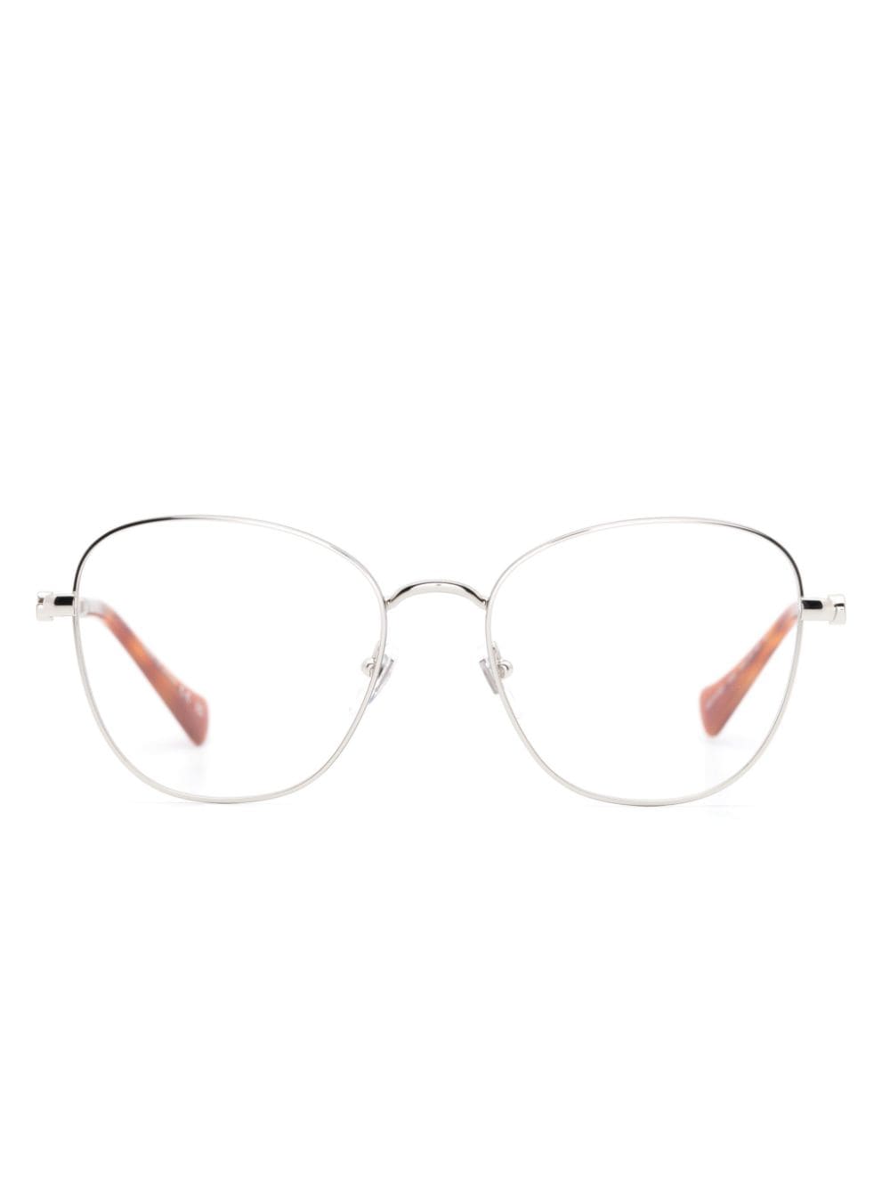 Gucci Eyewear GG1418O Interlocking G cat-eye frame glasses - Silver von Gucci Eyewear