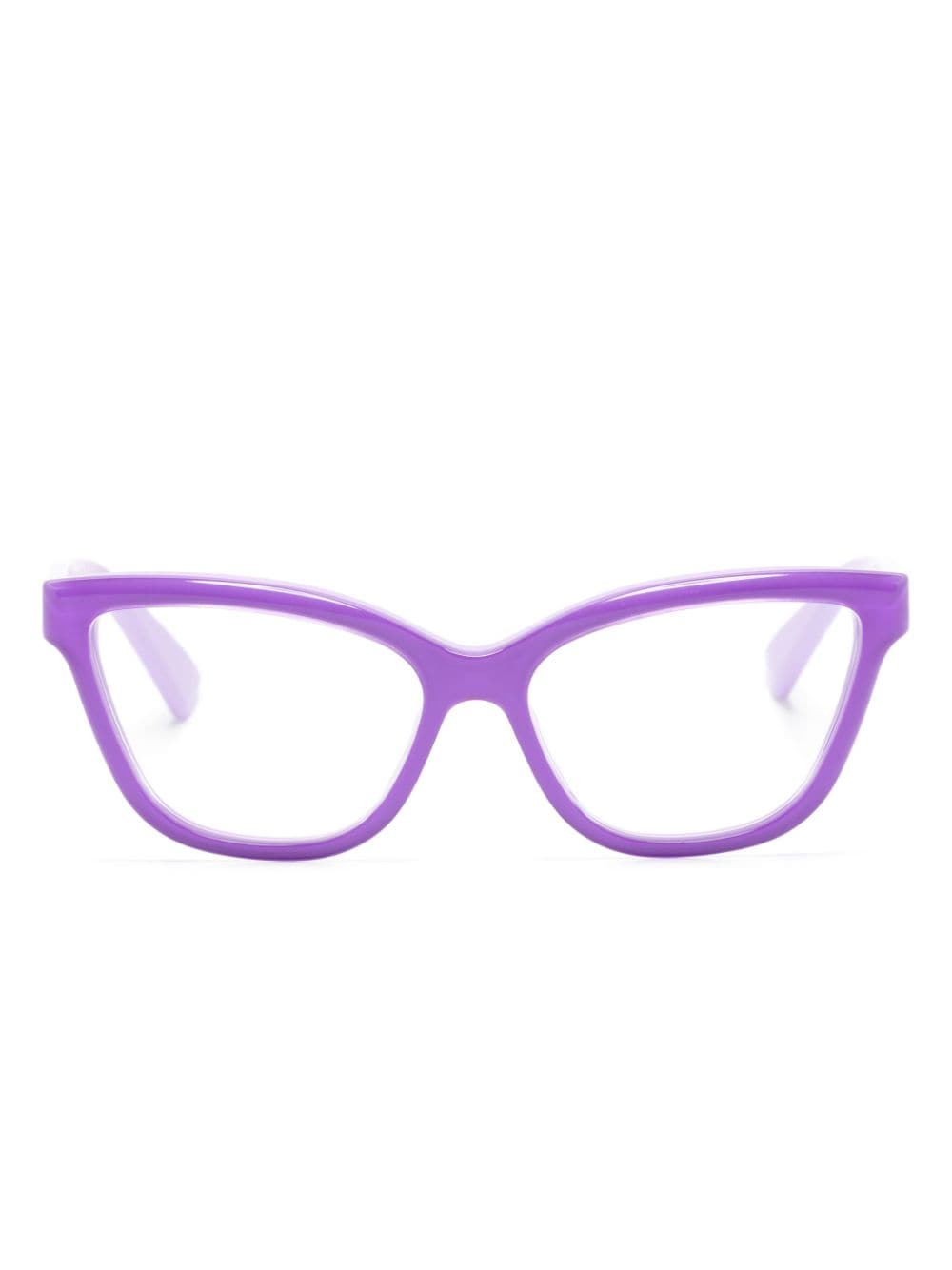 Gucci Eyewear GG1589O cat-eye glasses - Purple von Gucci Eyewear