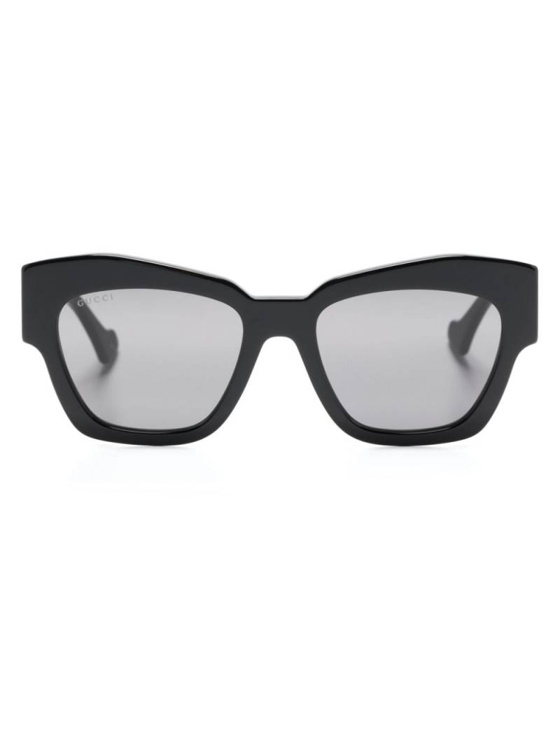 Gucci Eyewear Gene FF cat-eye sunglasses - Black von Gucci Eyewear