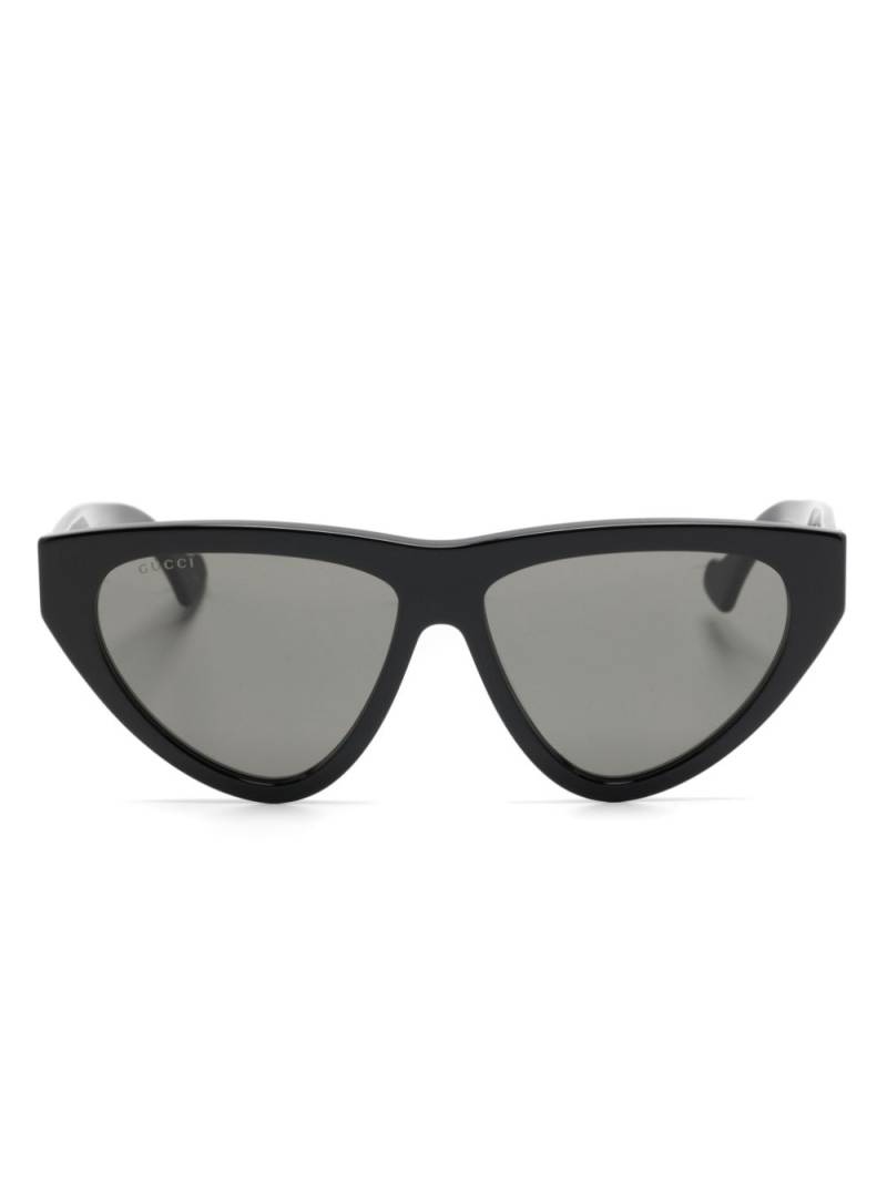 Gucci Eyewear Interlocking G cat-eye sunglasses - Black von Gucci Eyewear