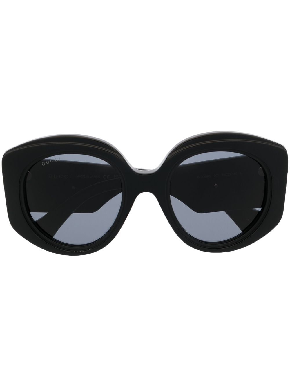 Gucci Eyewear Interlocking-G round-frame sunglasses - Black von Gucci Eyewear