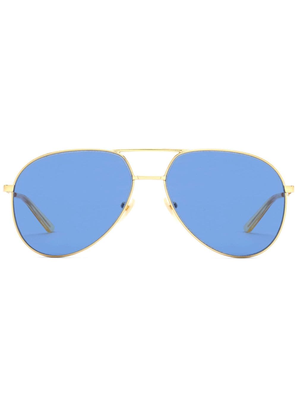 Gucci Eyewear pilot-frame tinted sunglasses - Gold von Gucci Eyewear