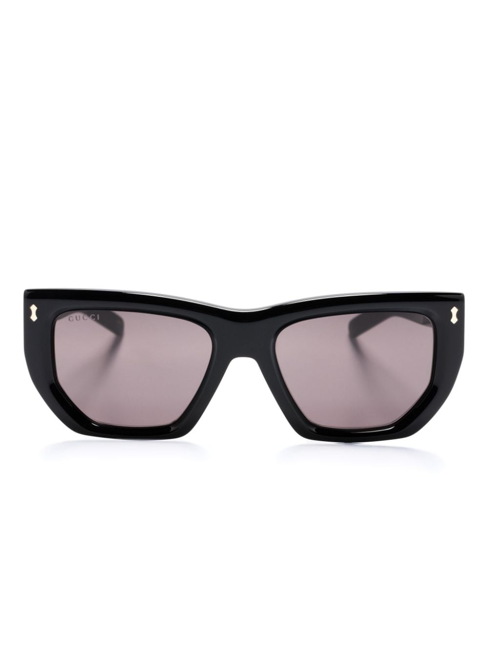 Gucci Eyewear geometric-frame sunglasses - Black von Gucci Eyewear