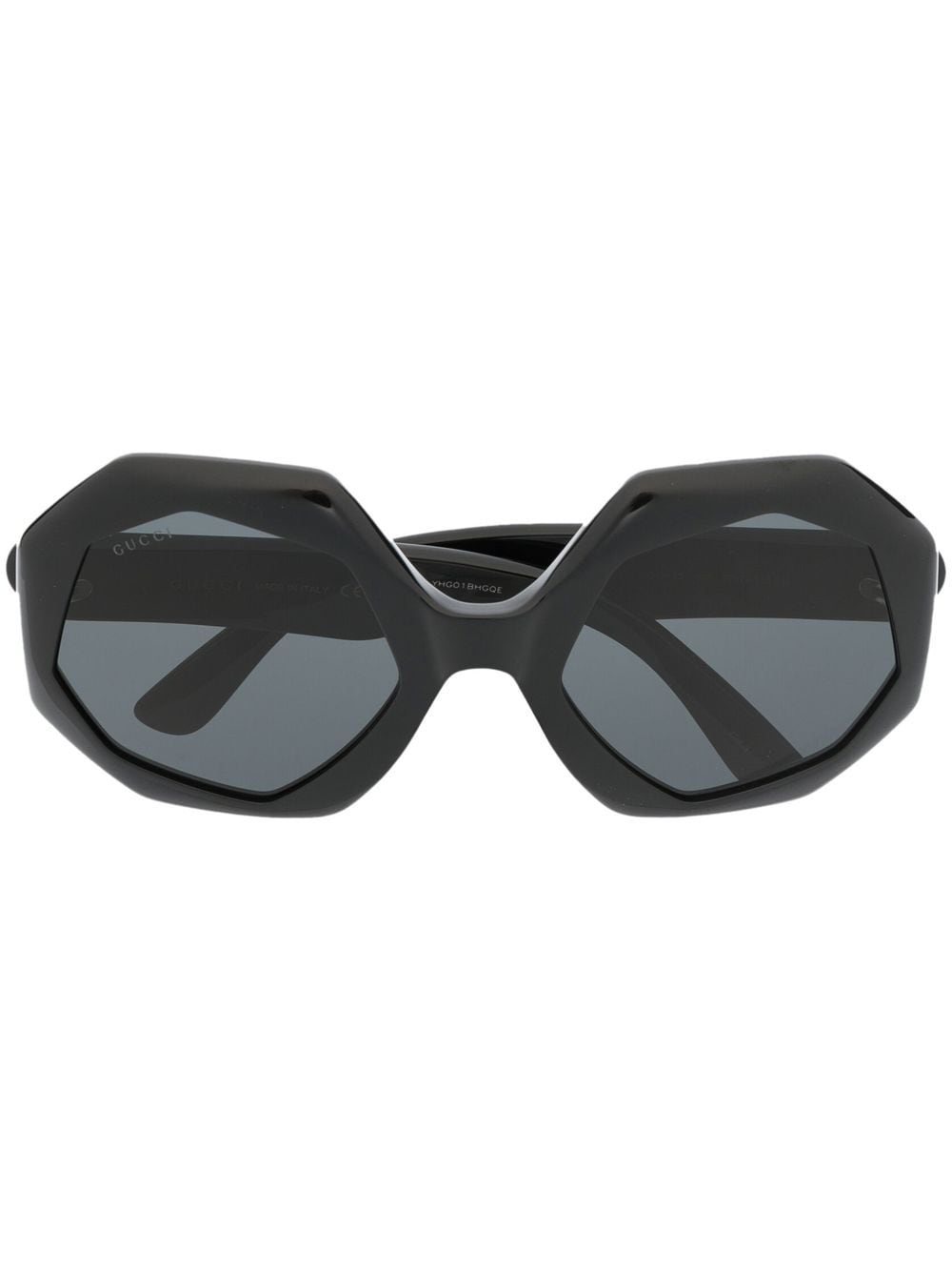 Gucci Eyewear geometric-frame sunglasses - Black von Gucci Eyewear