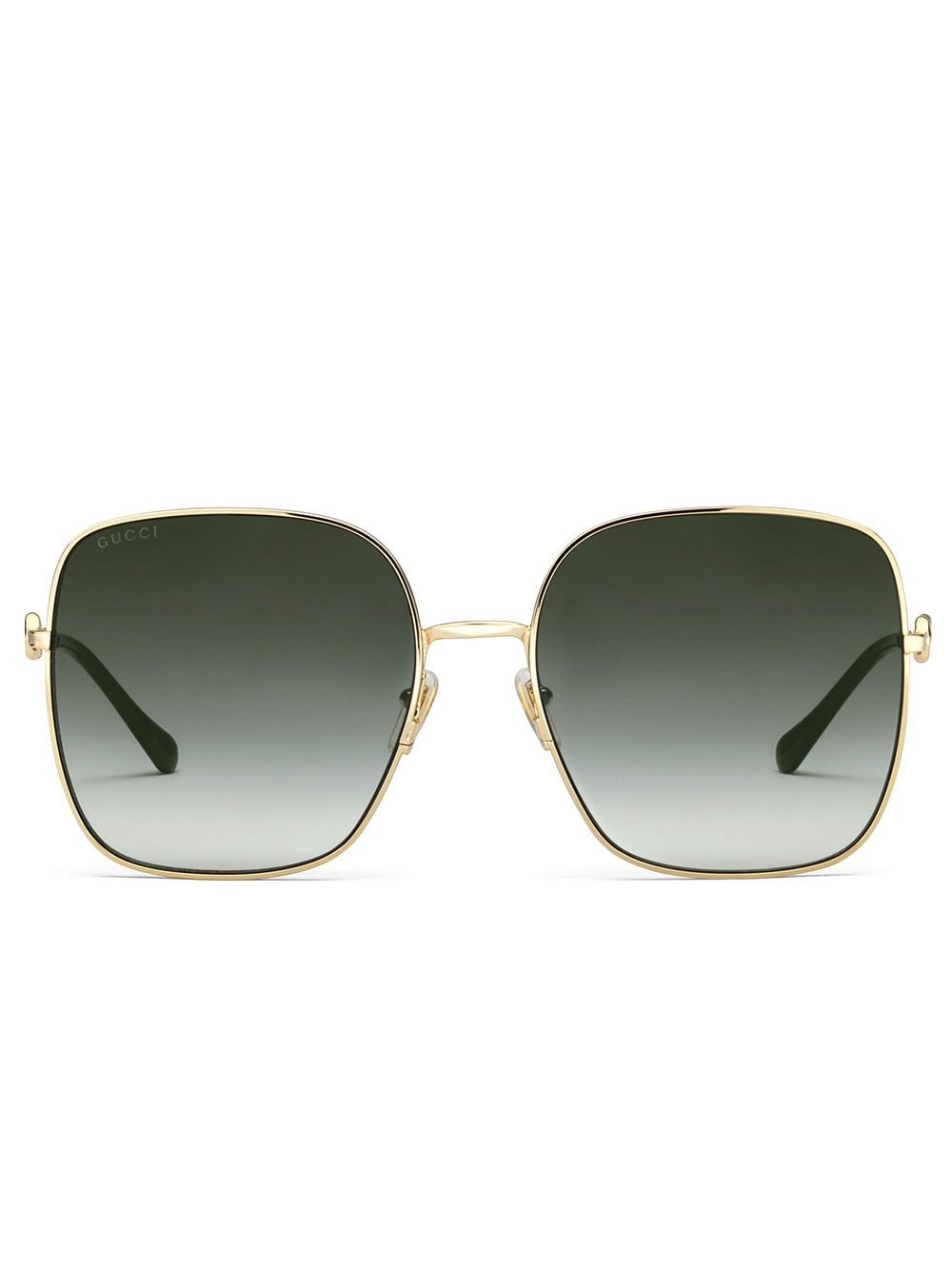 Gucci Eyewear horsebit detail square-frame sunglasses - Grey von Gucci Eyewear
