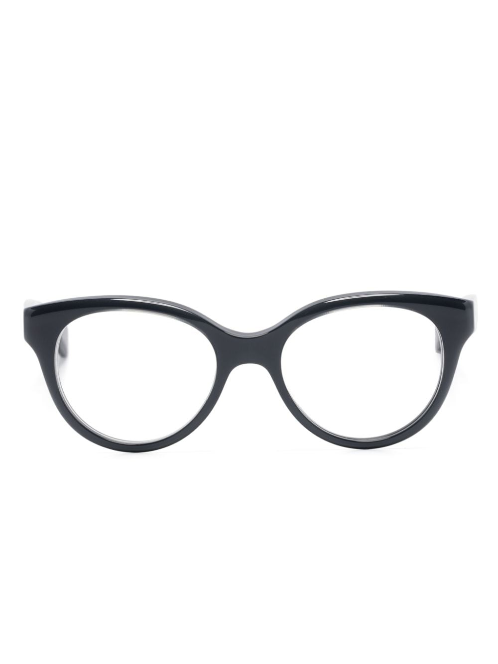 Gucci Eyewear logo-engraved cat-eye glasses - Black von Gucci Eyewear