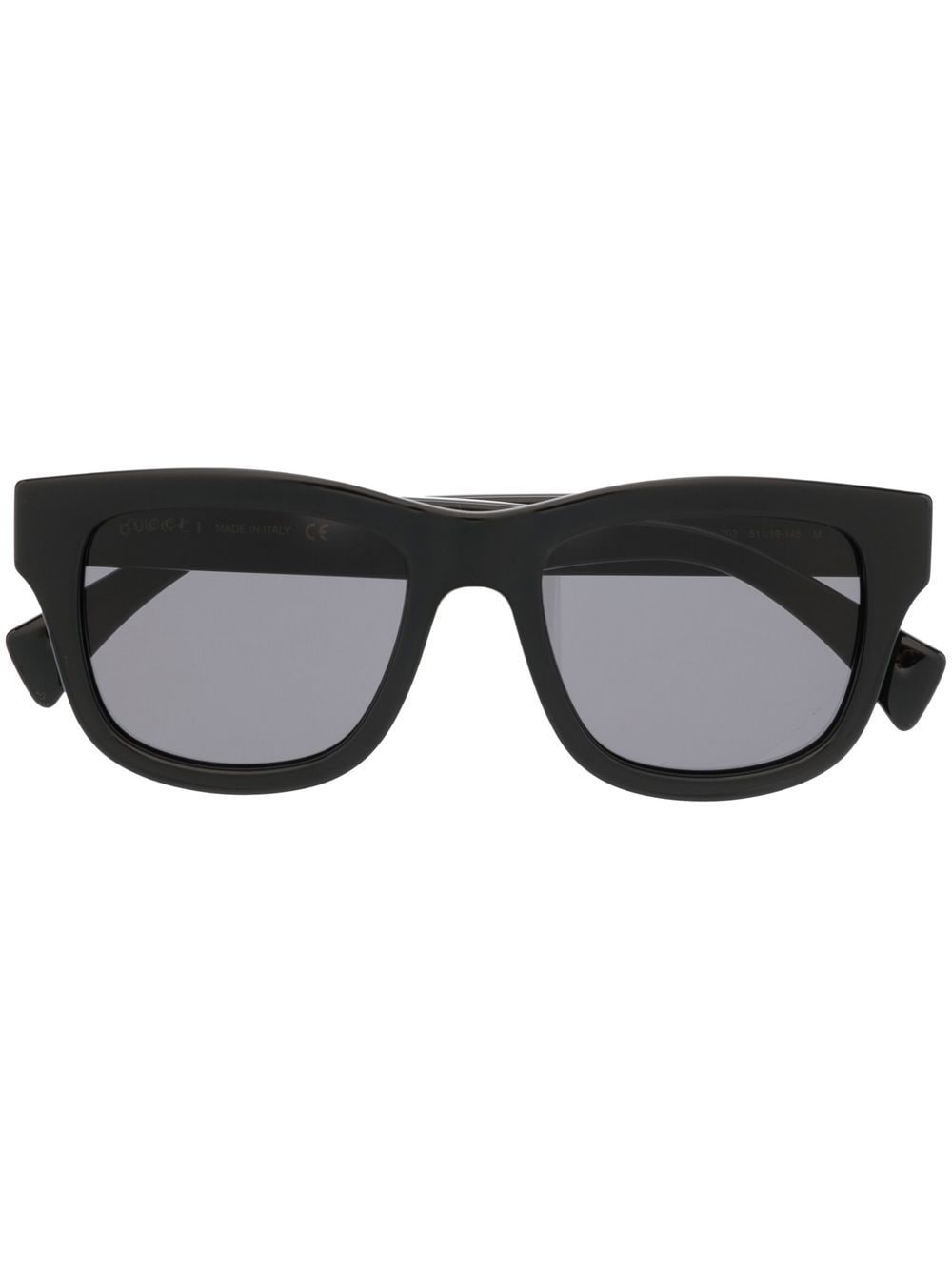 Gucci Eyewear logo-print arm sunglasses - Black von Gucci Eyewear