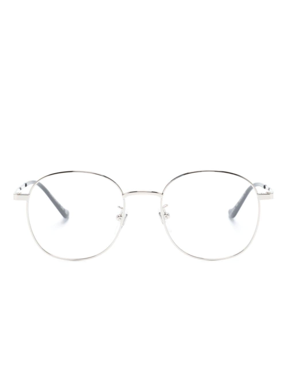 Gucci Eyewear metallic round-frame glasses - Silver von Gucci Eyewear