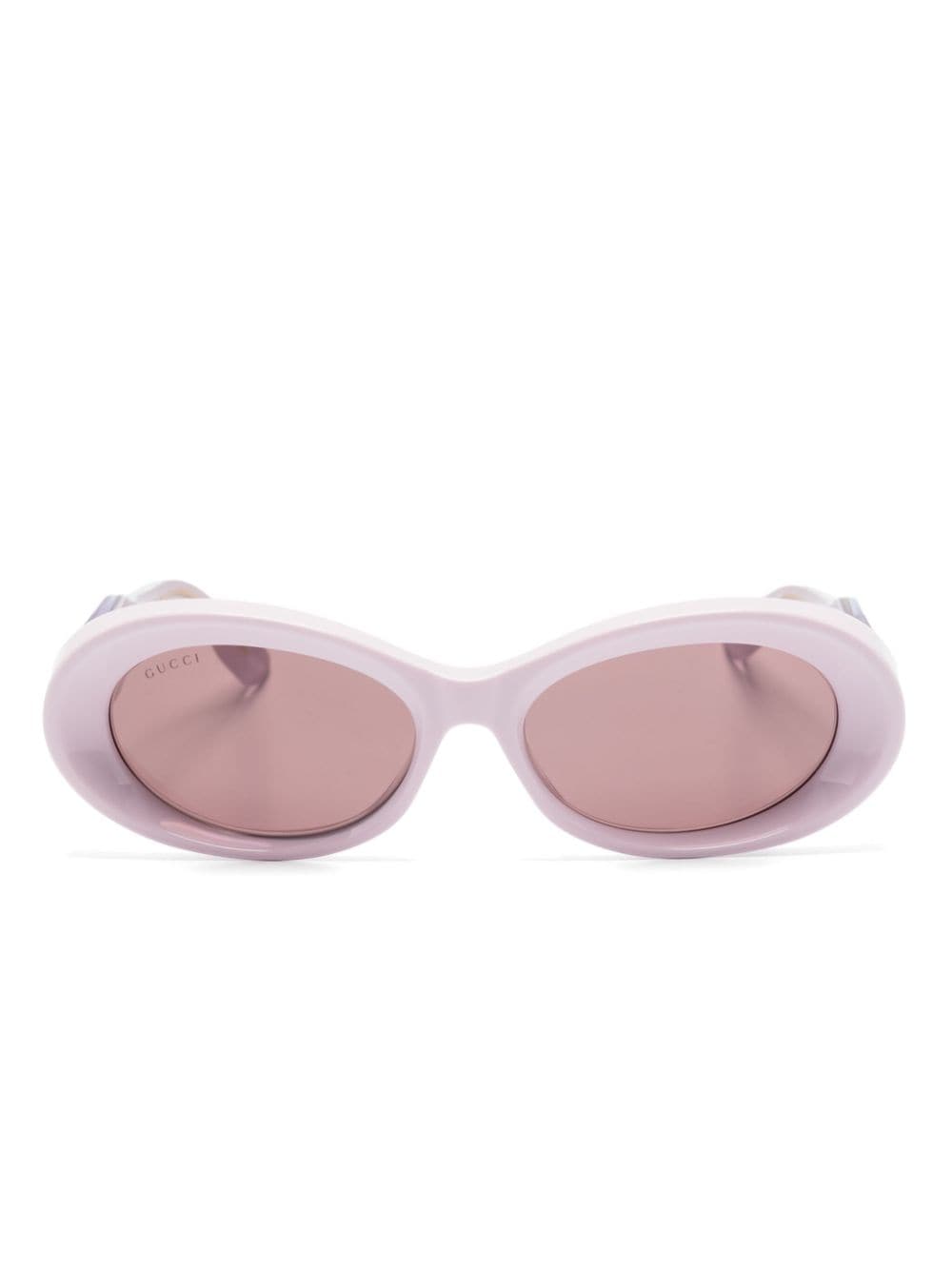 Gucci Eyewear oval-frame sunglasses - Pink von Gucci Eyewear