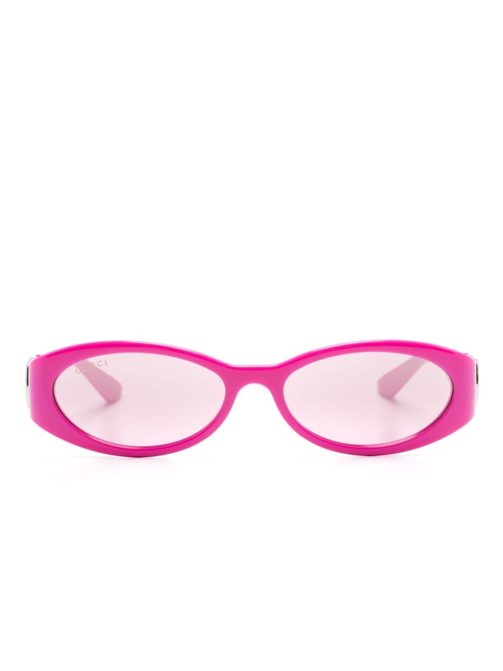 Gucci Eyewear oval-frame sunglasses - Pink von Gucci Eyewear