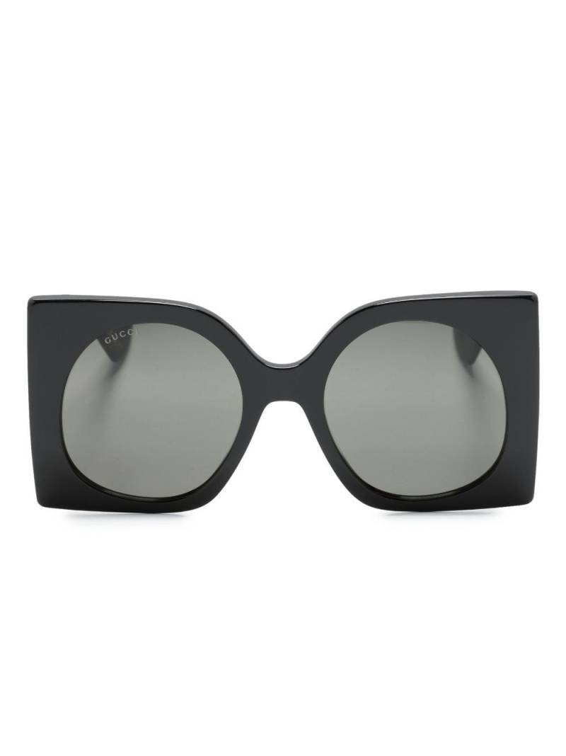 Gucci Eyewear oversize square-frame sunglasses - Black von Gucci Eyewear