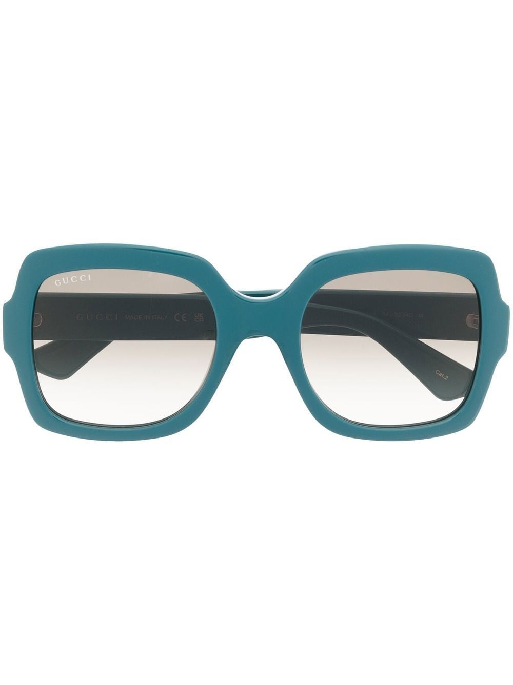 Gucci Eyewear oversized square-frame sunglasses - Blue von Gucci Eyewear