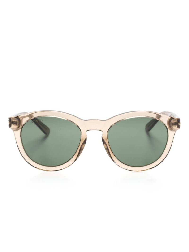 Gucci Eyewear pantos-frame sunglasses - Brown von Gucci Eyewear