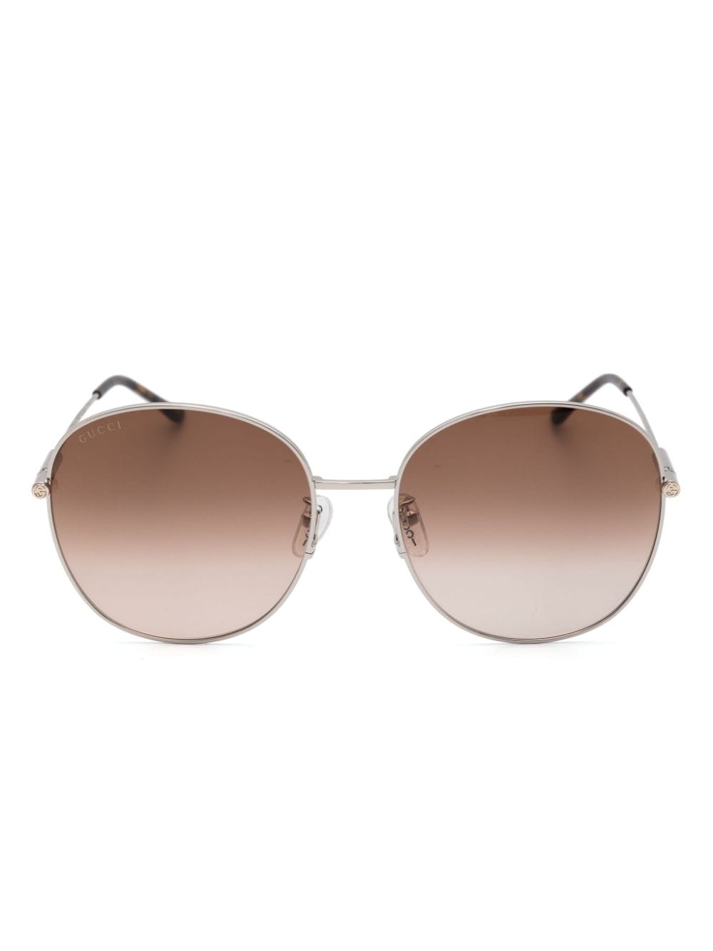 Gucci Eyewear GG1416SK oversized-frame sunglasses - Silver von Gucci Eyewear