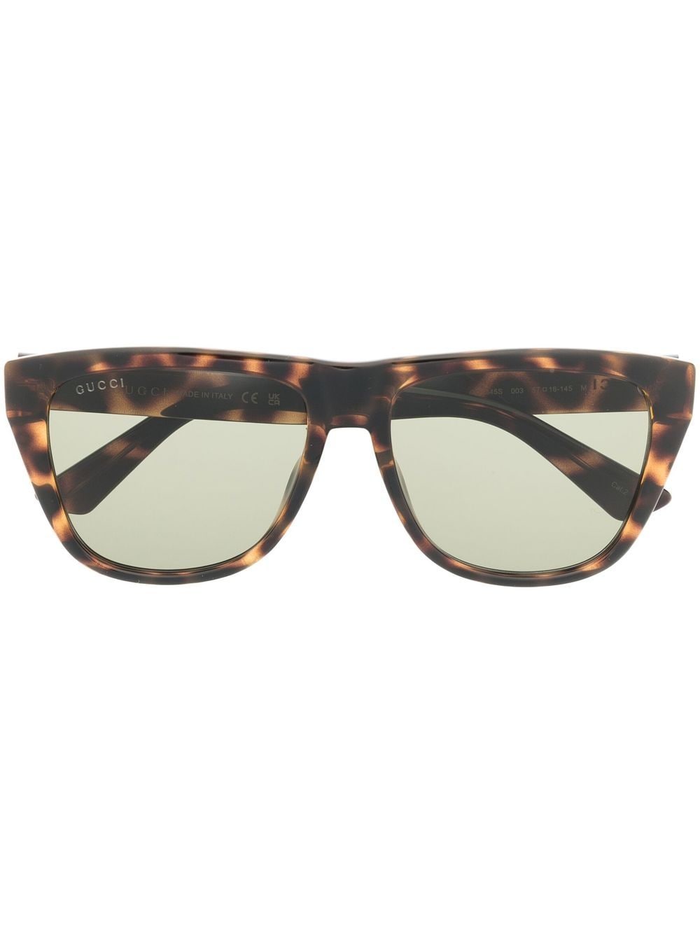 Gucci Eyewear pilot-frame sunglasses - Brown von Gucci Eyewear