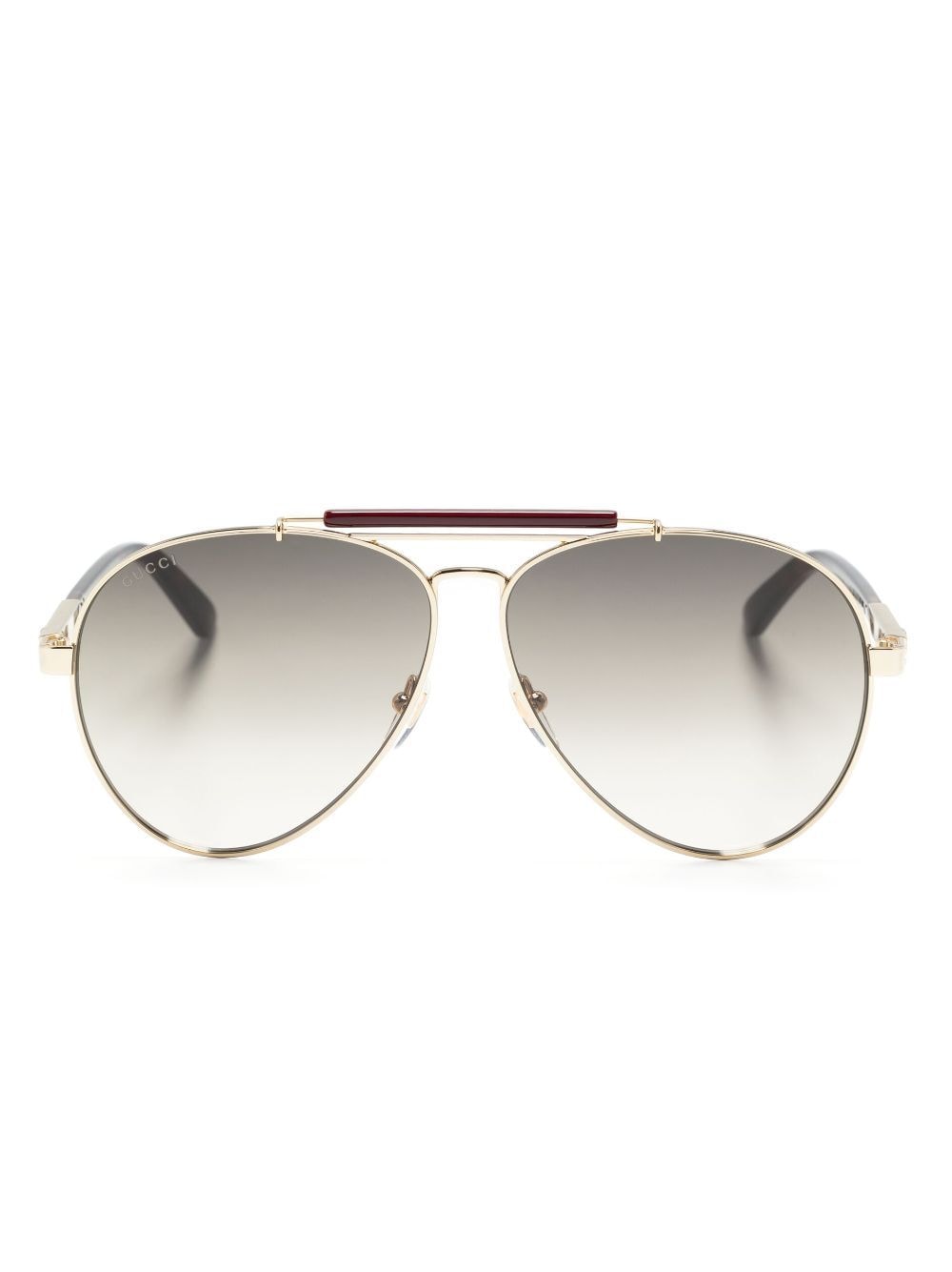 Gucci Eyewear pilot-frame sunglasses - Gold von Gucci Eyewear