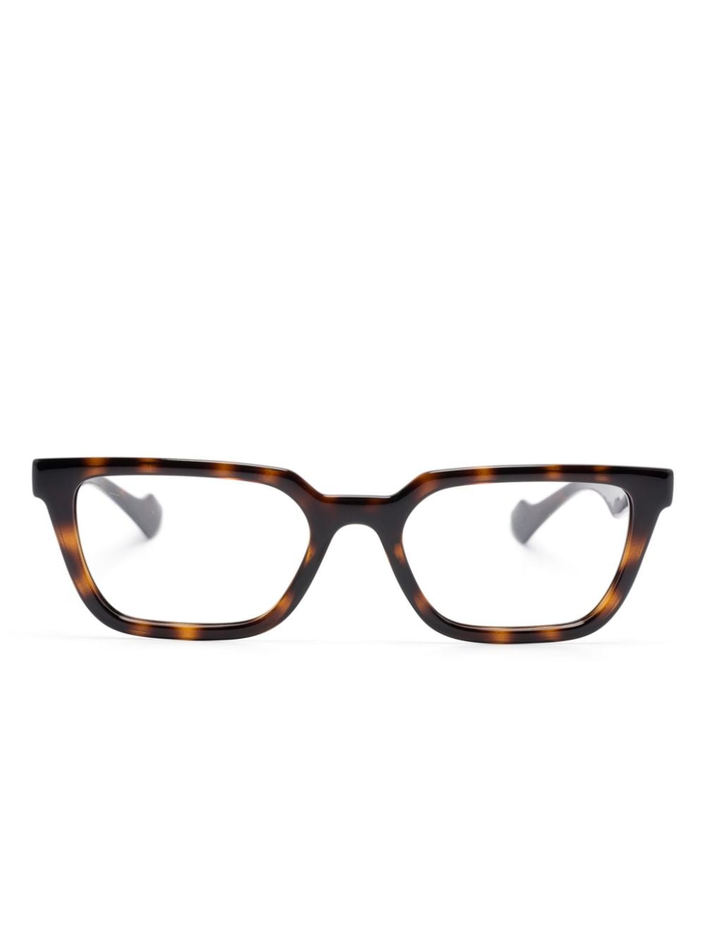 Gucci Eyewear rectangle-frame glasses - Brown von Gucci Eyewear