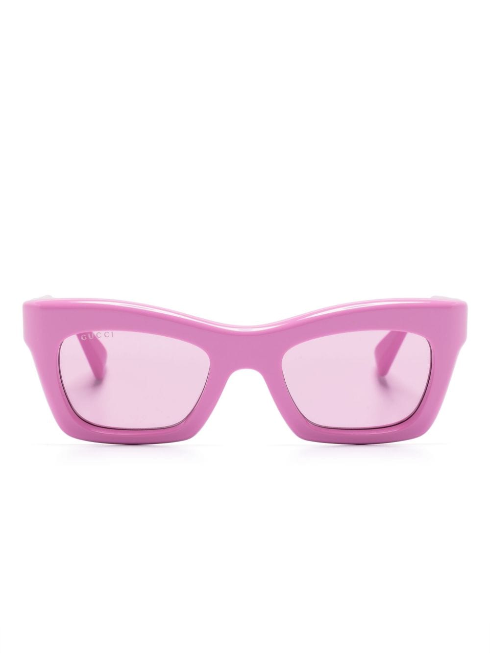 Gucci Eyewear rectangle-frame sunglasses - Pink von Gucci Eyewear