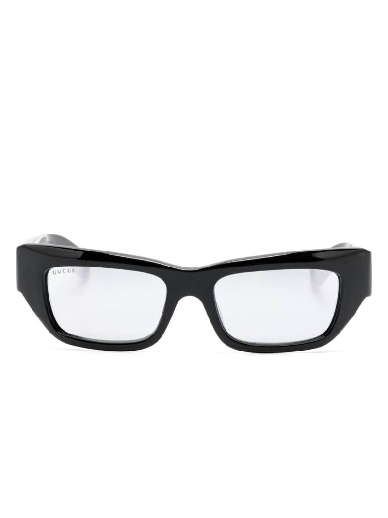 Gucci Eyewear rectangular-frame sunglasses - Black von Gucci Eyewear