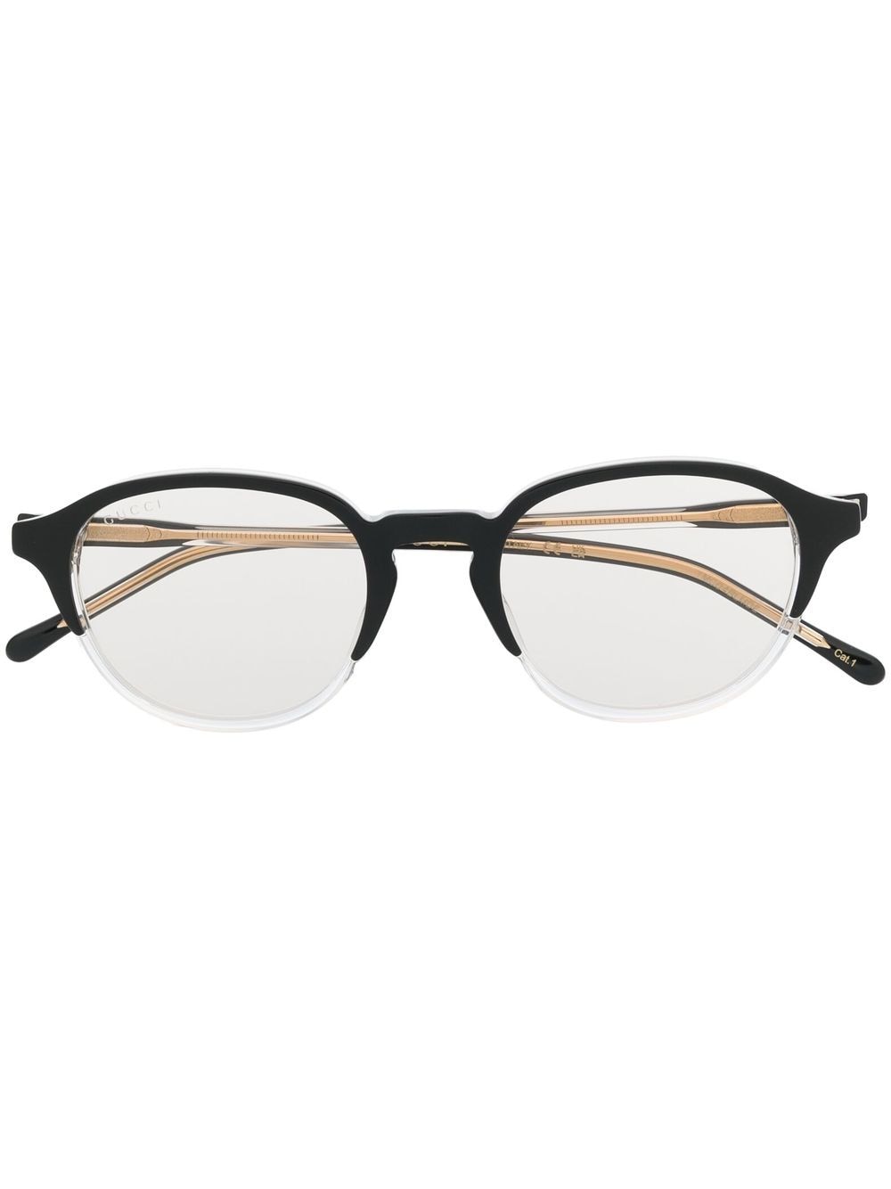 Gucci Eyewear removable-lense detail sunglasses - Black von Gucci Eyewear
