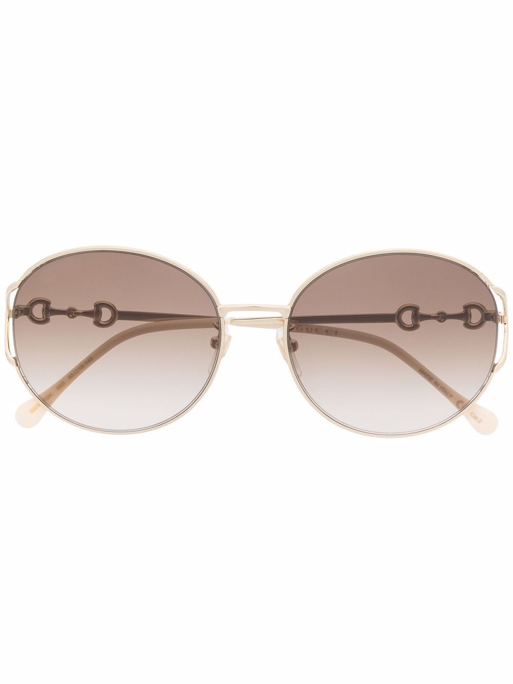 Gucci Eyewear round-frame sunglasses - Gold von Gucci Eyewear