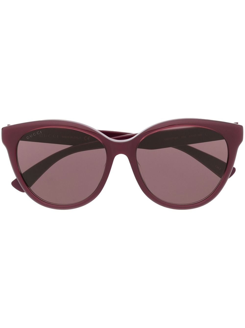 Gucci Eyewear round frame sunglasses - Purple von Gucci Eyewear