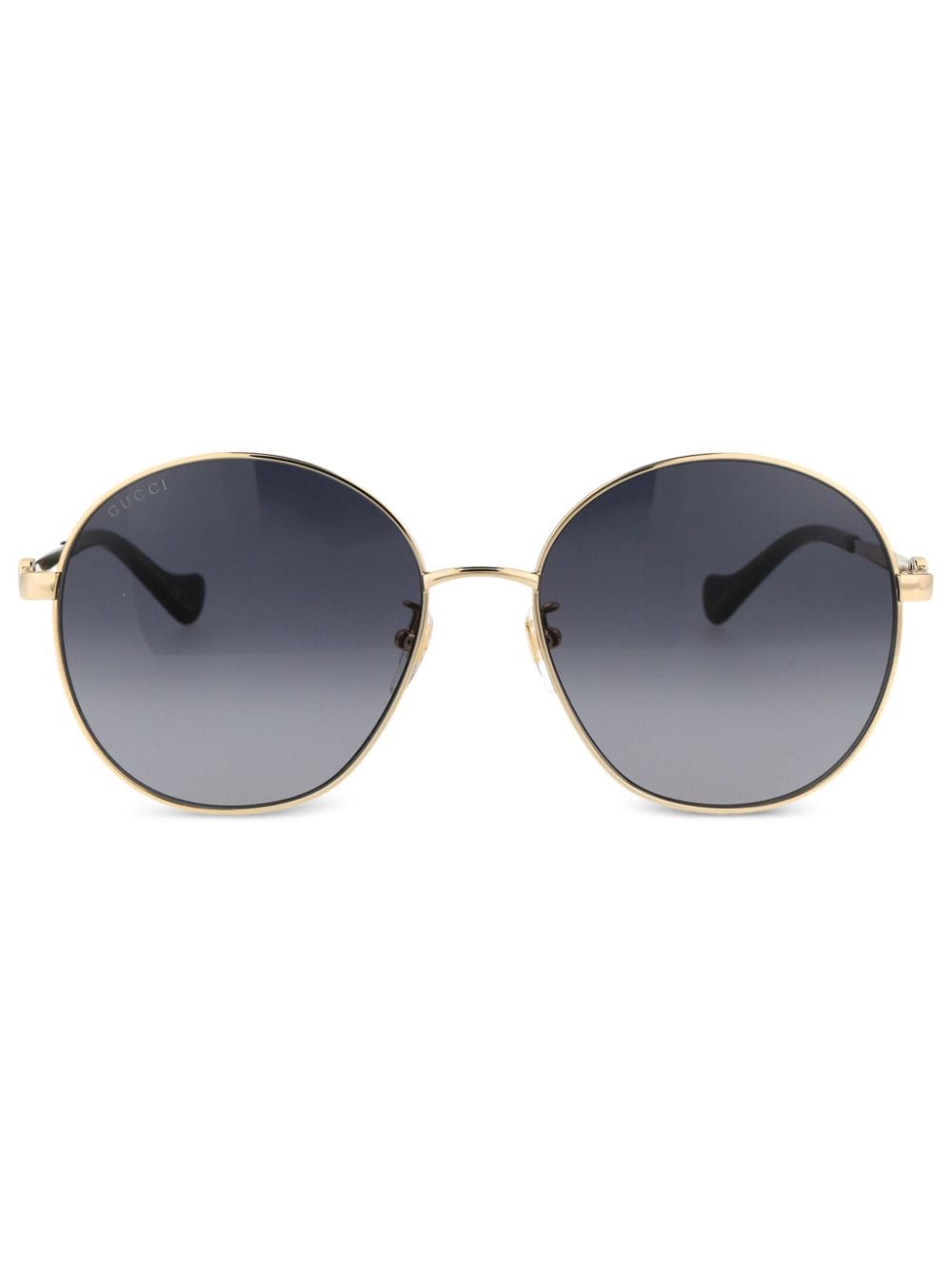 Gucci Eyewear round tinted sunglasses - Gold von Gucci Eyewear