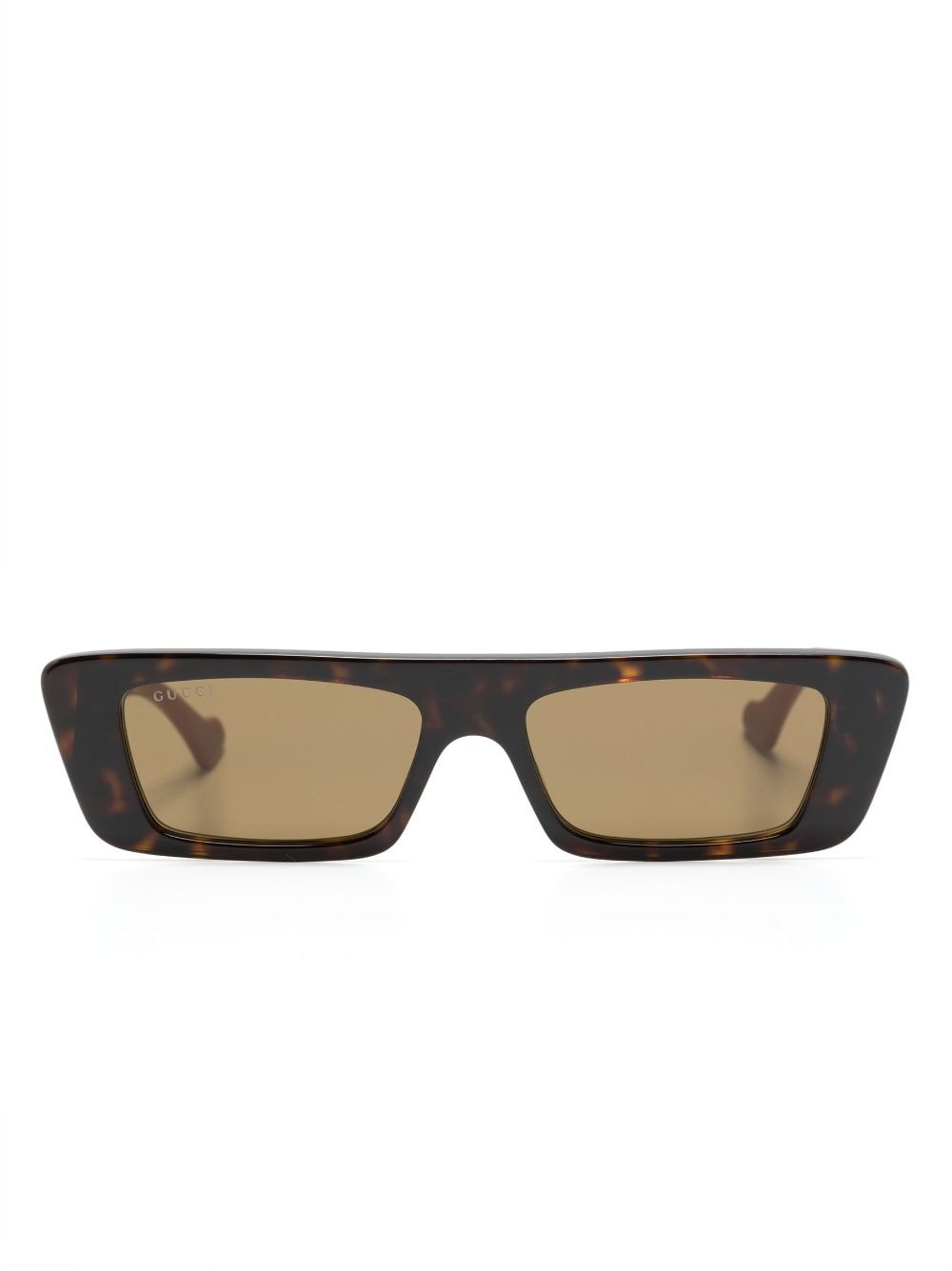 Gucci Eyewear square-frame colour-block sunglasses - Black von Gucci Eyewear