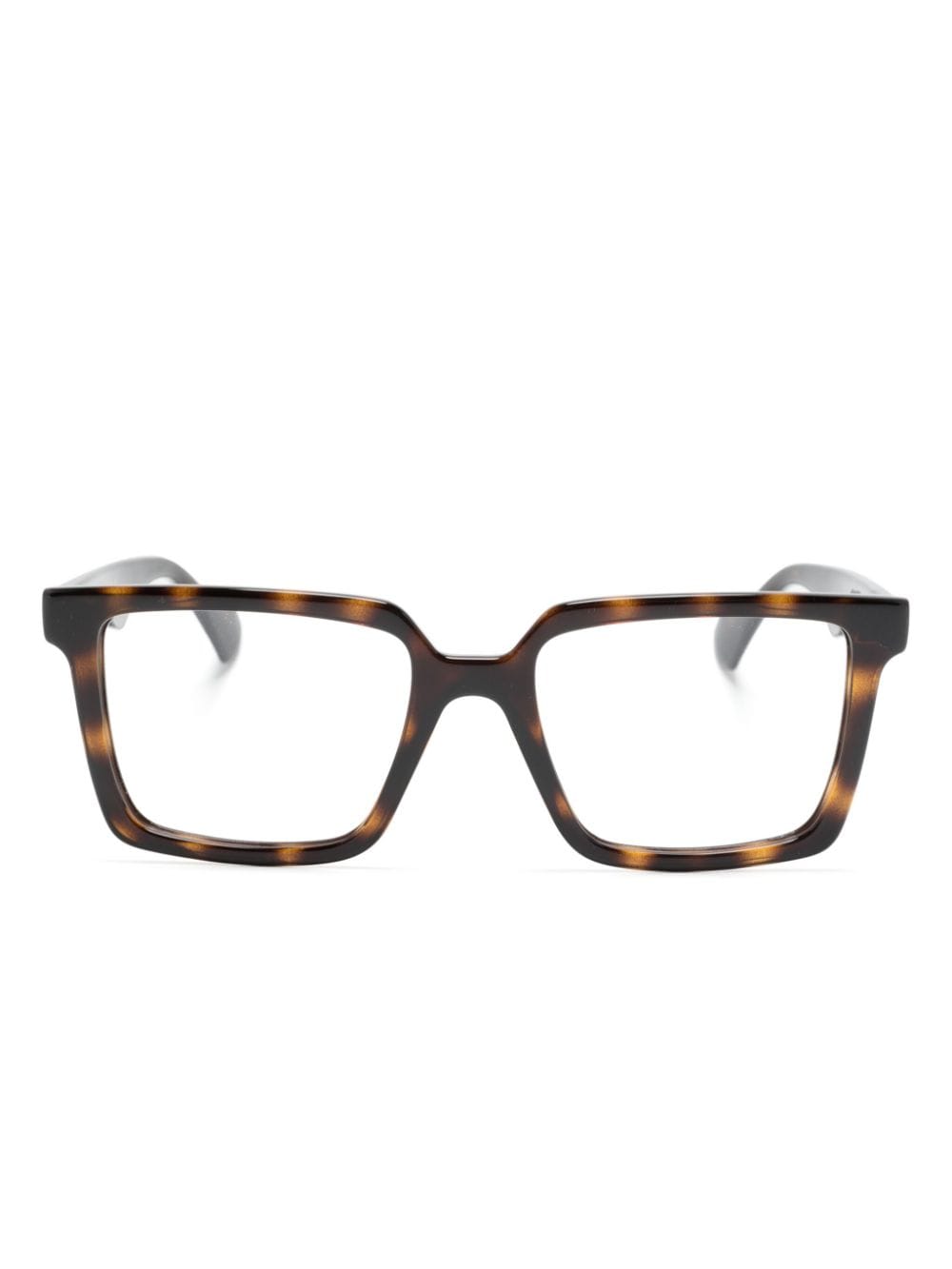 Gucci Eyewear square-frame glasses - Brown von Gucci Eyewear
