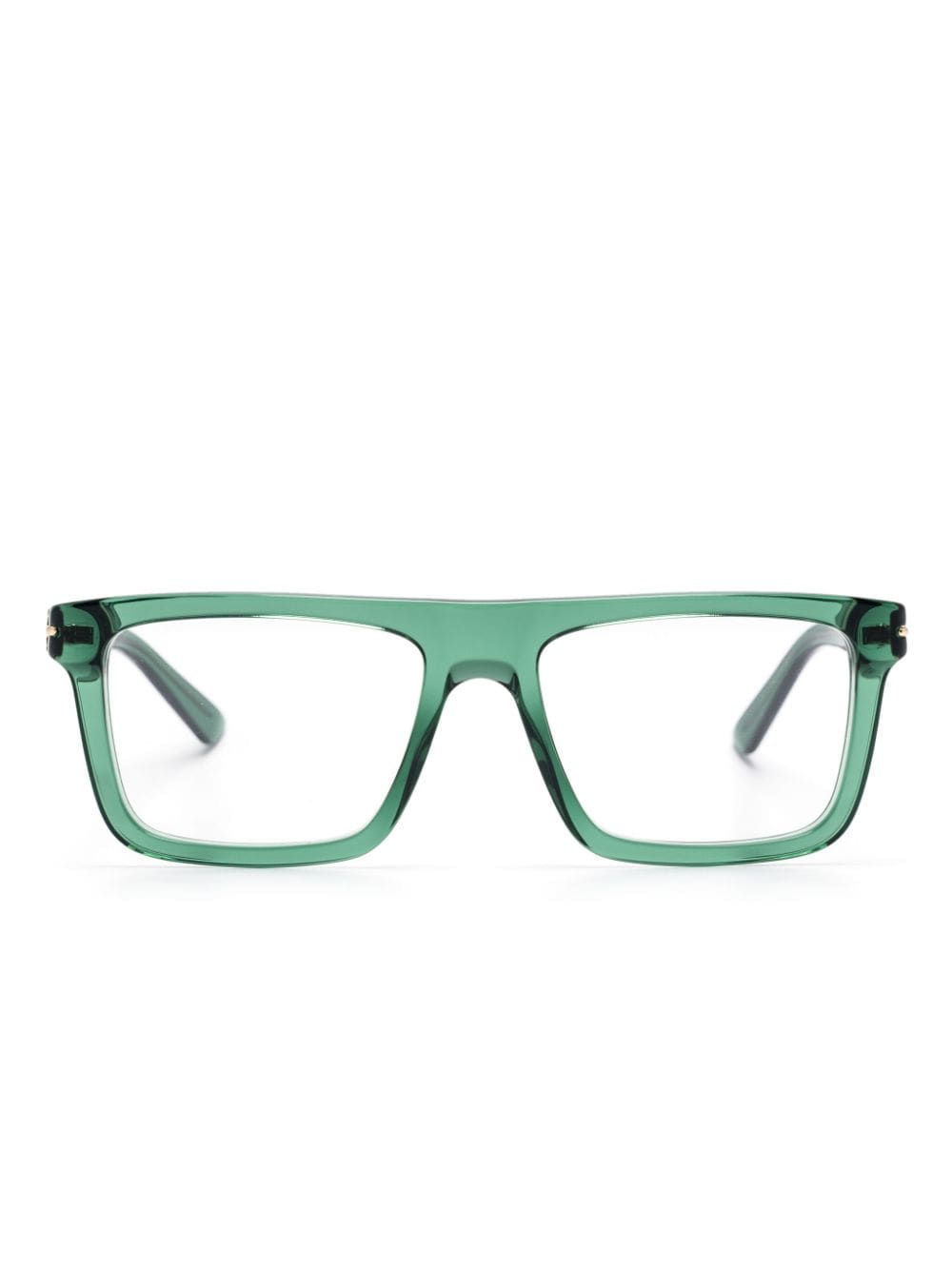 Gucci Eyewear square-frame glasses - Green von Gucci Eyewear