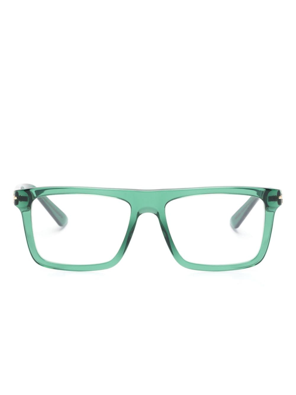 Gucci Eyewear square-frame glasses - Green von Gucci Eyewear