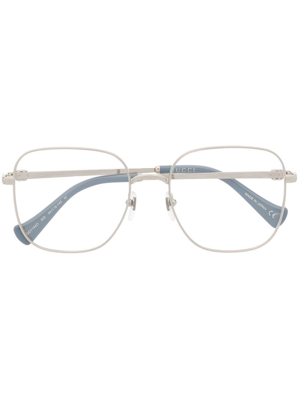 Gucci Eyewear square-frame glasses - Silver von Gucci Eyewear